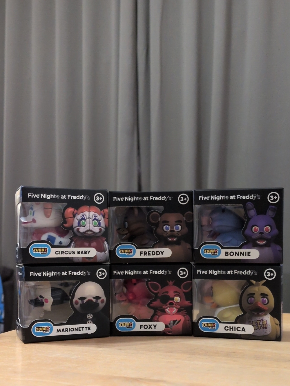 Five Nights At Freddy's Mini Tubbz Ducks Set Of 6